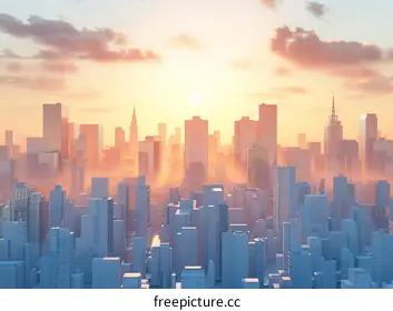 futuristic cityscape