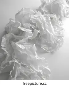 crumpled