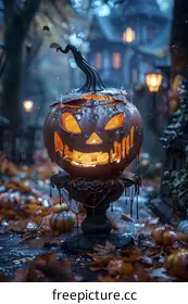 Halloween pumpkin lantern