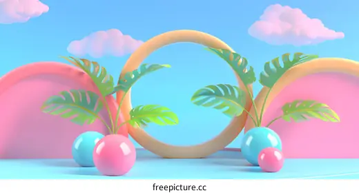 3d background