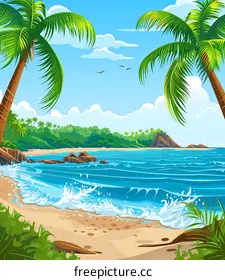 tropical beach