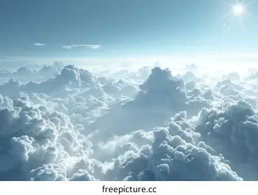fluffy clouds