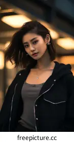black jacket