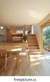 wood stairs