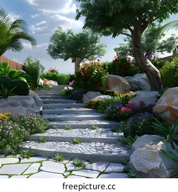 Garden landscape design