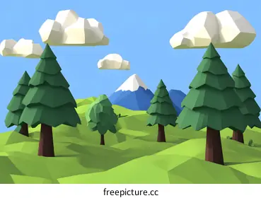 low poly