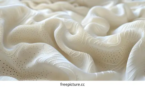 white fabric
