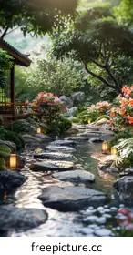 tranquil garden