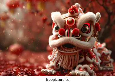 Lion Dance Costume