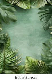 green background