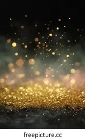 gold glitter