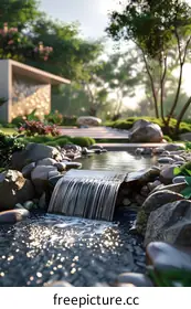 Garden landscape design renderings