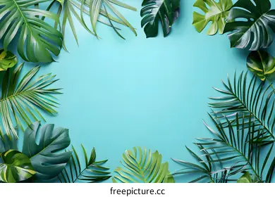 tropical leaves