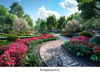 Garden landscape