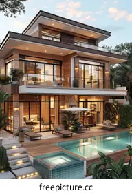 modern villa