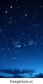starry night sky