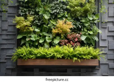 green wall