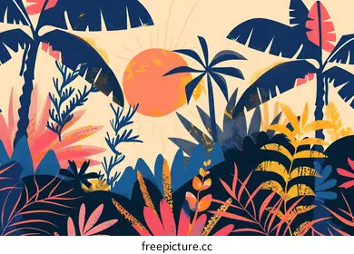 tropical illustration