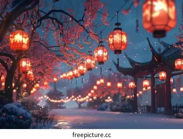 red lanterns
