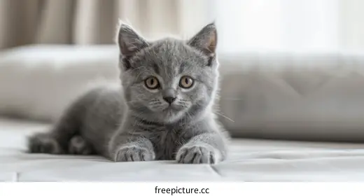 gray kitten