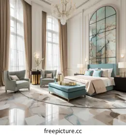 marble floor