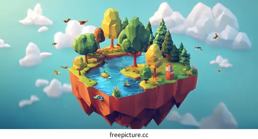 low poly