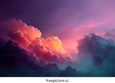 colorful clouds