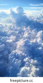 fluffy clouds