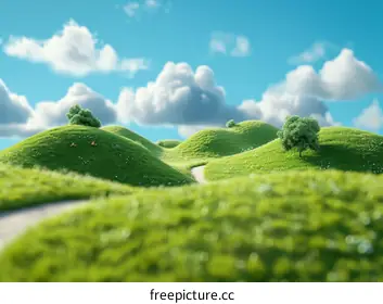 green hill