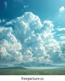 fluffy clouds