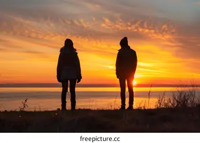 silhouette photography