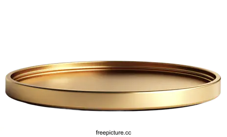 gold tray