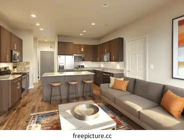 open floor plan