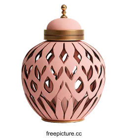 pink vase