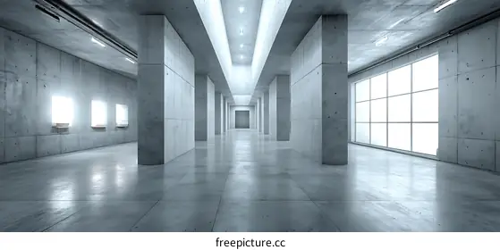empty corridor