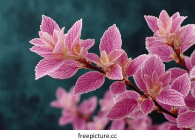 pink leaves