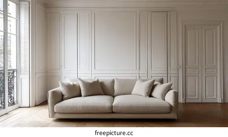 beige sofa