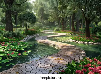 Garden landscape
