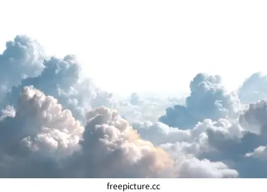 fluffy clouds