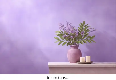 purple flowers