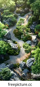 dry landscape garden