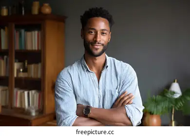 confident expression