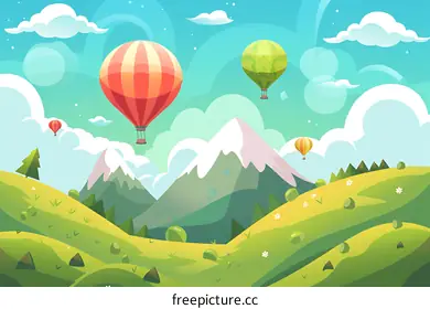 hot air balloon