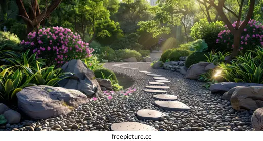 Garden landscape design renderings