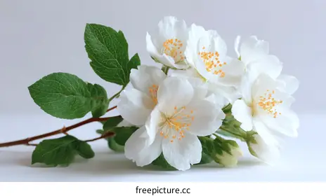 white flowers