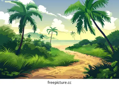 tropical beach