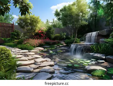 Garden landscape design