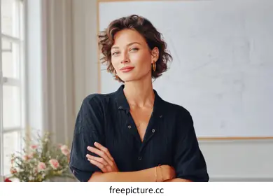 confident expression