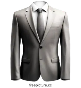 grey suit