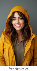 yellow raincoat